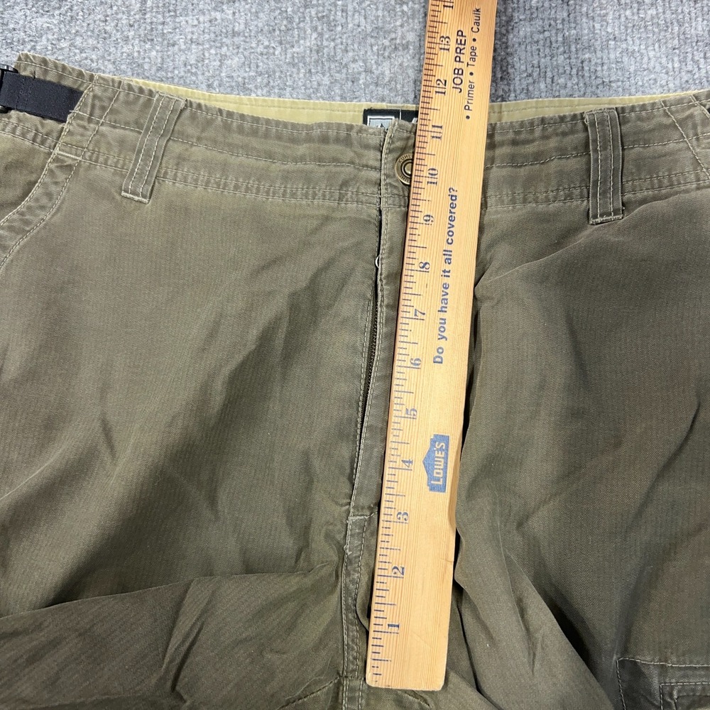 Kuhl Shorts Mens Medium Olive Green Cotton 12" Ins Hiking Outdoor Cargo Pockets - Picture 5 of 8
